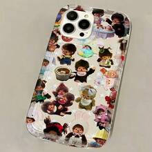 New Cartoon Cute Monchhichis Phone S25 S24 S23 S22 S21 S20 Note10 FE Ultra Plus 5G Back Cover.Accessories. - QN-289QN42501A1 - View 4