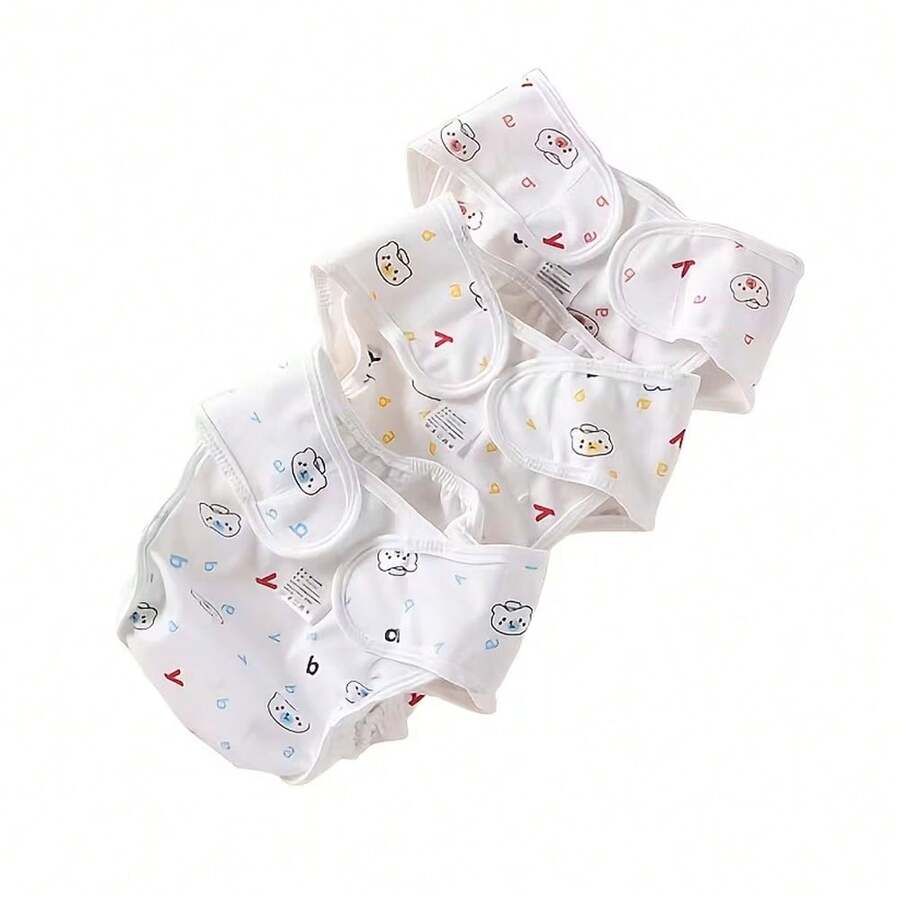 Pañal  de tela reutilizable 3 piezas - Blanco - Ver 1