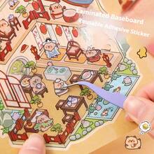 1pc Micro Scene Sticker Book, Happy Series 3D Diorama, Durable & Artistic Decorative Stickers, Suitable For Creative DIY Projects, Cute Stickers, Ideal For Birthday Gifts, Holiday Gifts, Party Favors, Random Style - Multicolor - View 10