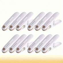 12/24pc Multi Functional Anti Slip Clothes Drying Clip - Heavy Duty Plastic Clip, Suitable For Laundry, Food Bags, And Home Organizing, Fashionable And Durable Clip - Multicolor - View 7