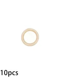 5pcs-50pcs 20-80mm Unfinished Wooden Rings Multiple Sizes Solid Color Natural Wood Circle Rings For Macrame Craft Jewelry Decorative Wooden Hoops - Wood Color - View 17