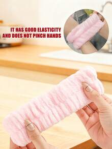 9 pièces/set Soins du visage, bandeau de spa, serre-tête en velours, bracelet pour le lavage du visage, les soins de la peau et le maquillage, nettoyage en profondeur, éponges pour le visage, brosse exfoliante en silicone, pince à cheveux, pour femmes et filles