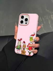 Christmas Friends Phone Case Compatible with Samsung phone cases  17  16 Pro Max  15 Pro Max  13 and  12 Made of TPU material providing shock and drop protection A delightful gift for family friends loved ones boyfriends girlfriends and for Christmas - Rosa - Ver 3