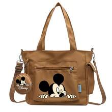 女士米老鼠托特包 - 多种款式，大容量单肩包，多功能手提包和斜挎包，适合狂欢节和复活节 - 彩色 - 查看 10