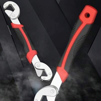 1件装舒适通用哑光表面扳手，多功能可调扳手，大开口，快速安装，车间工具，高硬度，适合作为节日、生日礼物