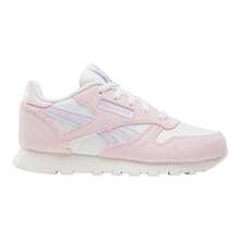 Tenis Reebok Classic Leather para Mujer: Calzado de Piel y Gamuza en Tonos Pastel con Silueta Icónica, Entresuela de EVA para Confort Ligero y Suela de Goma de Alta Durabilidad, Ideales para un Look Retro Soft y Uso Diario. - Rosa - Ver 5