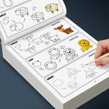 Cuaderno de práctica de arte animal para principiantes: páginas borrables paso a paso para desarrollar habilidades de dibujo - Ejercicios reutilizables para perfeccionar técnicas, perfecto para aficionados creativos, sesiones de arte portátiles y refinamiento repetido de técnicas