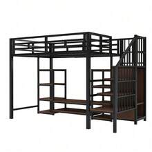 Kids Bed Frames, Headboards & Footboards - Black + Metal + 90cm*200cm - View 8