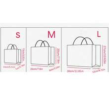 1/5pcs Vintage Red Gift Bags, Holiday Tote Bags, Floral Paper Bags, High-End Souvenir Gift Bags, Party Favor Packaging Bags, Wedding Favor Bags, Valentine's Day Gift Bags, Easter Gift Bags, New Year Gift Bags