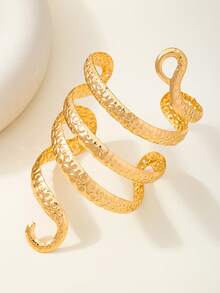 1 Women's Exaggerated Personalized Wrapped Ankle Bracelet (No Gift Box) - Yellow Gold - View 2