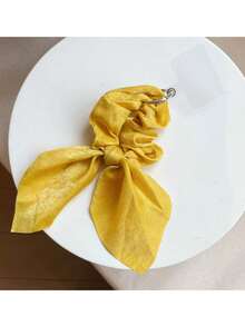 1pc Elegant Silk Bowknot Phone Lanyard Wristlet, High-End Women Wrist Strap Rope Chain Short Leash For Bag, Camera, Keys, Universal Hanging Accessory - Multicolor - View 12