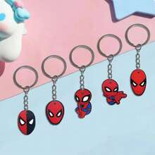 Marvel 12件套漫威蜘蛛侠和他的神奇朋友们派对礼品钥匙扣 蜘蛛侠动漫钥匙圈 生日节日奖品 派对礼物用品