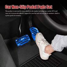 3pcs/Set Universal Car Brake & Accelerator Pedal Covers (Manual Transmission), 2pcs/Set (Automatic Transmission)