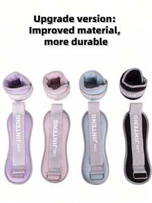 2 PIEZAS Dos juegos de equipo de protección invisible para tobillos, piernas y muñecas para estudiantes y familias, adecuado tanto para hombres como para mujeres, equipado con bolsas de ajustables. Están reforzados con costuras, tienen una apariencia robusta y contienen materiales absorbentes de humedad en el interior.