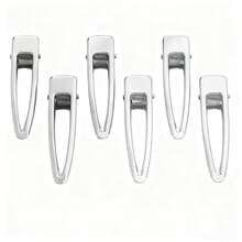 6个镂空金色水滴形发夹，美发造型配件，爪夹，发卡，发夹 - 金色 - 查看 8