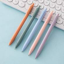 20/30pcs/Set Random Color Ballpoint Pens With Black Refills, Colorful Barrels, Quick-Drying Ink, Student Stationery, Office Supplies - Multicolor - View 7