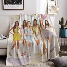 1pc Katseye Team Photo Flannel Blanket - Soft & Cozy All-Season Throw With Vibrant Member Photos, Machine Washable, Perfect For Bed, Sofa, Or Bedroom Decor, Ideal Christmas Gift For Fans, Fan Merchandise, Contemporary Style, Durable Fabric, Katseye, Katseye Merch, Daito Sasaki, Mint Color Interior Accessories, Plaid For Sofa, Deka-280gsm - 彩色 - 查看 11