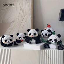 12000 chiếc Hoa Gấu Trúc Gấu Trúc Khổng Lồ Động Vật Dễ Thương Tự Làm Đồ Chơi Xếp Hình Trang Trí 3D Đồ Chơi Xếp Hình Hoa Gấu Trúc Khối Xây Dựng Quà Tặng Sinh Nhật Cho Các Bữa Tiệc Và Quà Tặng - người mẫu - Xem 14