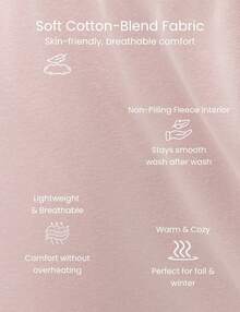 RRIVE Women's Pink High Waisted Wide Leg Sweatpants Drawstring Baggy Lounge Pants Comfy Soft Cotton Casual Trousers With Pockets - 藕粉色 - 查看 8