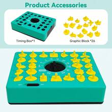 Juguete de rompecabezas con temporizador para niños, juego interactivo de educación temprana entre padres e hijos para entrenar la concentración, adecuado como regalo de cumpleaños para niños de 11 años - Multicolor - Ver 11