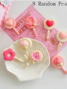 4/8个郁金香造型墙钩，装饰性收纳整理挂钩，适用于学生宿舍、毛巾架，节省空间的多功能衣架，可用于悬挂衣物、包包、帽子、钥匙和各种小物件，尤其适合小户型公寓和浴室。优雅的花卉装饰，轻巧耐用，可安装在玄关、书桌和角落等位置，是现代家居收纳的理想之选。