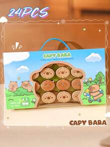 1 قطعة/3 قطع/5 قطع/8 قطع/24 قطعة من مبراة أقلام رصاص يدوية بشكل الكابيبارا الرمادي، مبراة أقلام الرصاص المفضلة للأطفال، مبراة أقلام رصاص ميكانيكية مدمجة لموسم العودة إلى المدرسة، مبراة أقلام رصاص مكتبية محمولة وديكورية، مناسبة للمدارس والمكاتب، لوازم مدرسية للبنين والبنات، وهدية مكافأة للأطفال - متعدد الألوان - مشاهدة 2