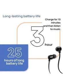 JBL TUNE 135BT Neckband Bluetooth Headphones: IPX Waterproof And Sweatproof, High-Definition Wireless Stereo Sound, Comfortable Ear-Fitting Design, Suitable For Running And Fitness. Black. - Black - View 5