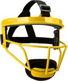 Dinictis - Máscara facial de softbol y béisbol, con visión amplia, ligera y cómoda, adecuada para todas las edades, protector de cabeza duradero y , en azul y multicolor - Morado - Ver 8