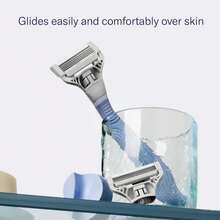 Flamingo Pubic Hair Razor For Women, Shaving Kit, 1 Pubic Razor Handle, 4 Five-Blade Refills, 1 Shower Holder, Starter Set, Full Kit - MàuA - Xem 5