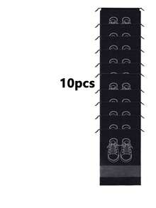 Conjunto de 20 Sacos Organizadores para Sapatos, à Prova de Poeira, com Fecho de Cordão, Transparentes e Impermeáveis, Ideais para Viagens, Atividades ao Ar Livre e Passeios.