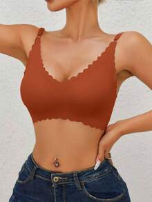 5 piezas/Conjunto de sujetador adhesivo sin costuras, ropa interior de mujer, lencería,Ropa interior transpirable y cómoda sin anillo de acero - Multicolor - Ver 8