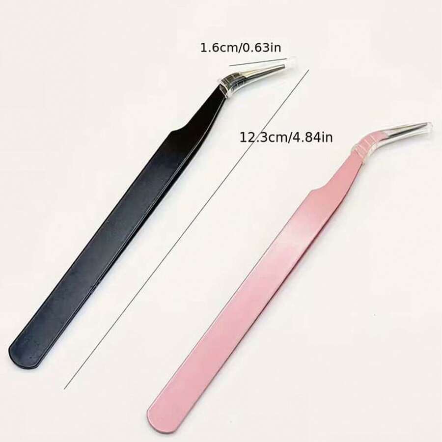 1PC Dolphin-Shaped Eyelash Tweezers - Professional Extension Grip, Alcohol-Free, Precise Application & Gentle On Lashes For Home & Professional Use