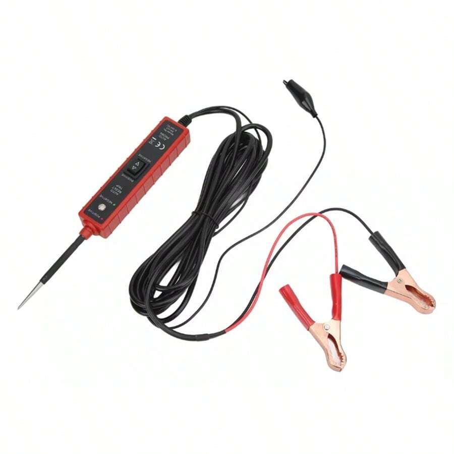Super Caneta Injeçao Sinal  Negativo Led Teste Polaridade - Preto - Visão 1