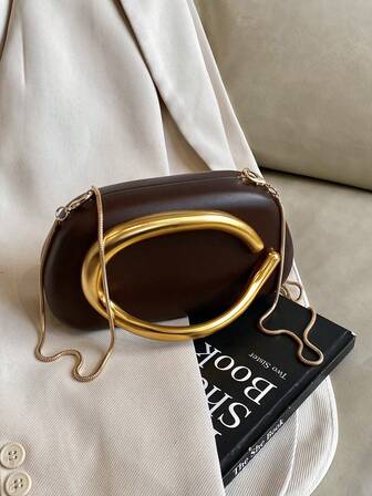 酒红色PU皮手拿包 - 情人节理想之选，舒适时尚，时尚手提包，个性化礼物之选，2025年必备配饰，适合各种场合的别致风格，奢华质感，价格实惠