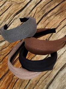 Women's Wide Plush Headband, Fashion Hair Hoop For Casual Daily Wear Head Accessories - Multicolor - View 9