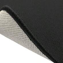 Accent Rug with Latex Backing, 18 - Inch by 30 - Inch, Black - Negro + 2'6" x 1'6" (Rectangular) - Ver 4