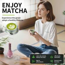 抹茶筅，抹茶筅/搅拌器，带抹茶筅架，抹茶筅，树脂抹茶筅，手工传统日式茶筅，用于正宗的泡茶方式