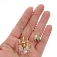 娃娃屋微型复古吊灯装饰、绘画、地毯、咖啡桌配件、微景观装饰、DIY微型家居场景、适合业余爱好者和发烧友的收藏礼物 - 彩色 - 查看 4