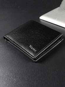 One Customizable Wallet, Unique, Stylish, Minimalist, With Lettering, Lightweight, Bag-Within-A-Bag Design, Can Hold A Phone, Coin Purse, Clutch, Travel Essential. Christmas Gift. Travel Must-Have. - Black - View 5