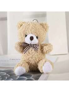 Cute Little Teddy Bear Pendant Plush Doll Cute Accessories Plush Teddy Bear Doll Valentines Plush Animal Toy Unisex Fit Birthday Halloween Christmas Perfect Gift Valentines Decor - Multicolor - View 10