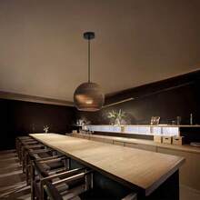 Lámpara colgante de estilo retro americano, nórdico, creativo, de cafetería, restaurante y barra estilo cocoon desnudo, lámpara colgante china - Unitalla - Ver 4