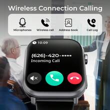 SIMSONLAB 2025 Smart Watch With 1.83" Touchscreen, Wireless Calling, Unisex, Connects To Smartphone, Waterproof Tracker - Multicolor - View 3