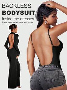 1 件女士露背无缝紧身衣塑身衣