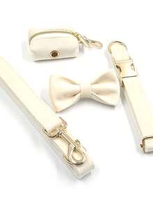 Nouveau style INS, collier et laisse en velours avec boucle en alliage de zinc, taille réglable convenant aux petits, moyens et grands chiens, velours doux, boucle en alliage de zinc durable, dorée, plus robuste que le plastique, facile à attacher et à détacher (la couleur peut varier légèrement en raison de la différence de lot de tissu), collier uniquement