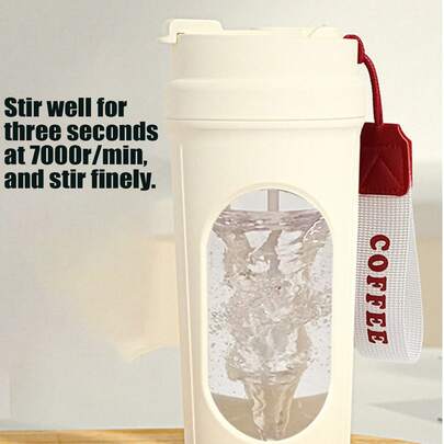 便携式电动搅拌杯、牛奶杯、便携式自动旋转摇晃杯、USB充电、适用于多种场景、电动牛奶咖啡杯、蛋白粉杯、运动便携式户外杯、便携式搅拌机、户外饮料机。