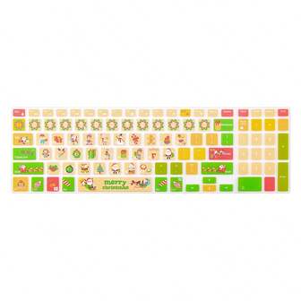 1pc Ultra-Thin Christmas Keyboard Cover Skin For Inspiron 15 3000 5000 Series/For G3 15 17 Series/For G5 15 Series/G7 15 17 Series/Insprion 17 7786, Anti-Spill Dust-Proof Silicon Protector For Computer Laptop, Festive Office Home Decor, Perfect Gift For Gamers Kids, Women & Men