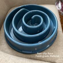 Outward Hound Medium Slow Feeder Bowl, Puzzle Maze For Fast Eaters, Small To Medium Dogs, Helps Prevent Bloat & Aid Digestion, Holds 2 Cups Wet Or Dry Food, Non-Slip(Five Colors Randomly Selected) - 500ml - Xem 4