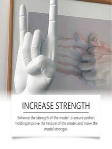 3D Hand Mold, DIY Clone Powder Imprint Model, Mother's Day, Valentine's Day Gift