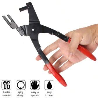 Universal Car Exhaust Hanger Removal Plier Car Exhaust Rubber Pad Plier Puller Tool Exhaust Pipe Rubber Gasket Removal Pliers