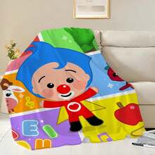P-Plim Cute Blanket Comfortable Skin Friendly Soft Sofa Living Room Bed Bedroom Blanket Suitable For Travel And Gifts - 黑色 - 查看 4